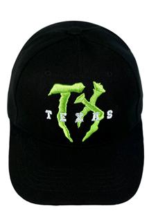 Texas Embroidered Cap-H1500-NEON GREEN